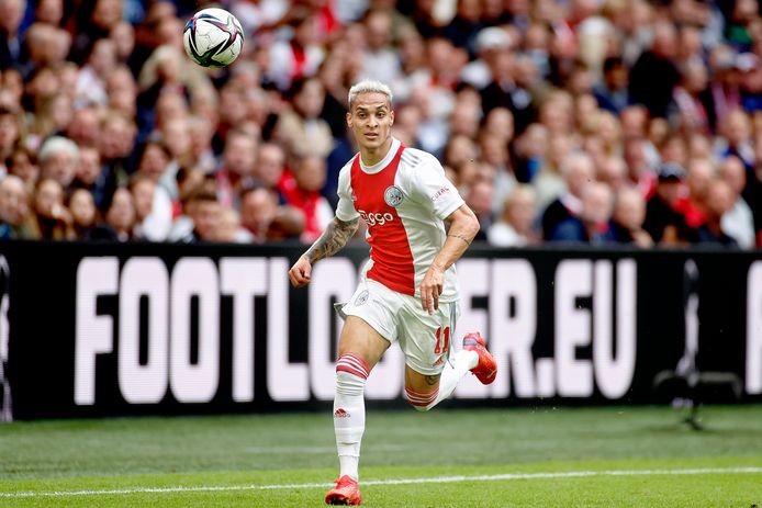 Antony is lekker op dreef bij Ajax.
