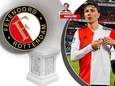 Het vertrek van Steven Berghuis tast de status aan van Feyenoord.