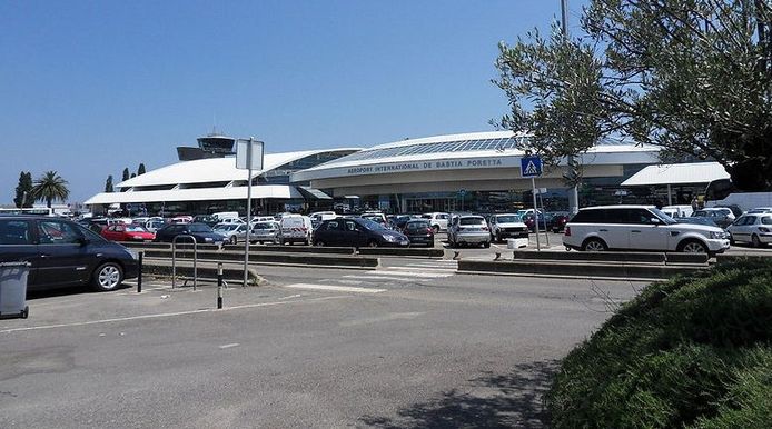 De luchthaven van Bastia.