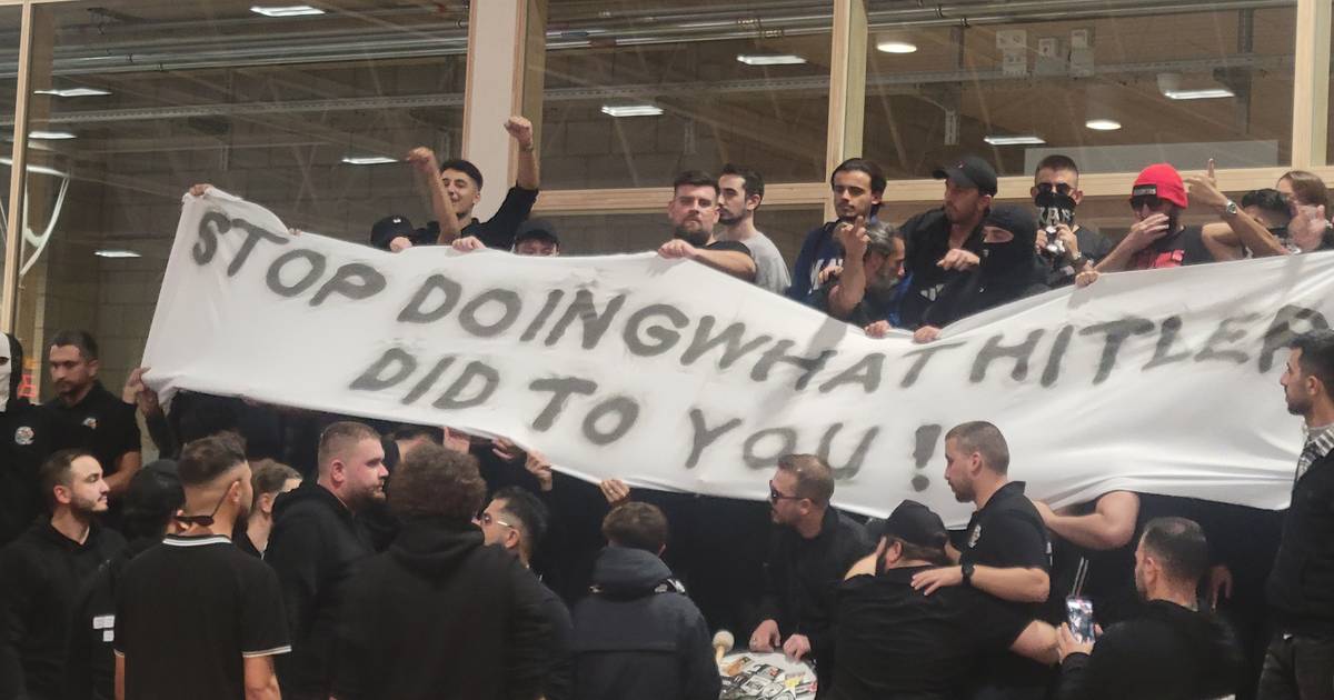 ‘Stop doing what Hitler did to you’: Besiktas fans film basketball match against Mechelen Kangaroos with banner |  sports