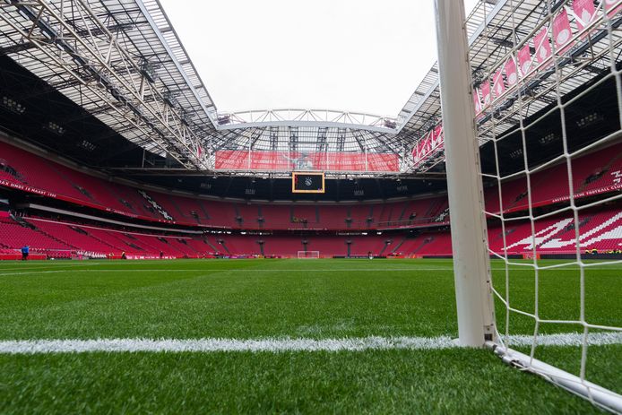 AMSTERDAM, 20-03-2022, JohanCruyff Arena , season 2020 / 2021 , Dutch Eredivisie Football between Ajax and Feyenoord , stadium overview