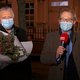 ▶  Dany Verstraeten verrast VTM-journalist Dirk Van den Bogaert (67) tijdens diens laatste live-interventie