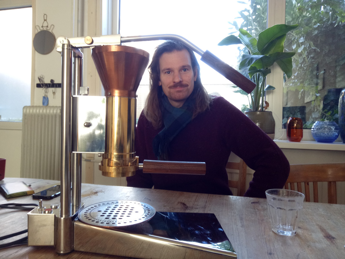 Wouter Strietman maakt een ultieme espresso met zijn CT.
