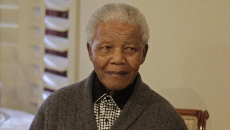 Nelson Mandela in juli 2012. Beeld AP