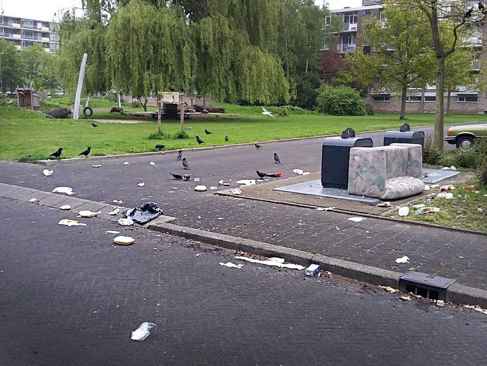 Te veel kleine woningen in een wijk kan zorgen voor zwerfvuil.