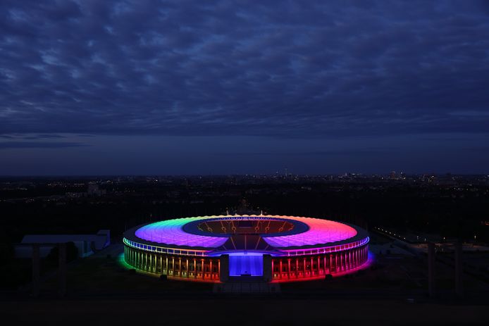 Het Olympiastadion in Berlijn.