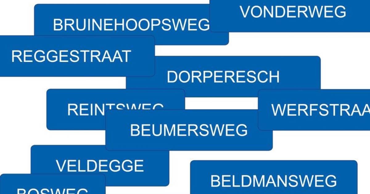 Straatnaamborden populair onder Enterse jongeren: ‘Maar het is wel diefstal'.