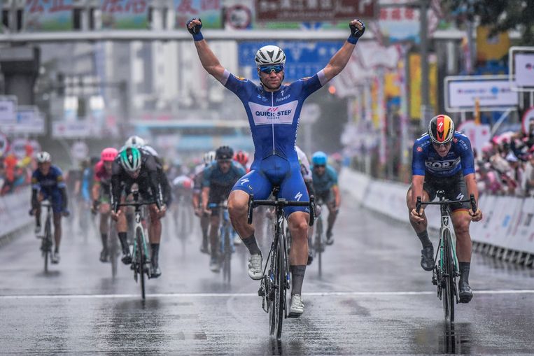Fabio Jakobsen. Beeld AFP