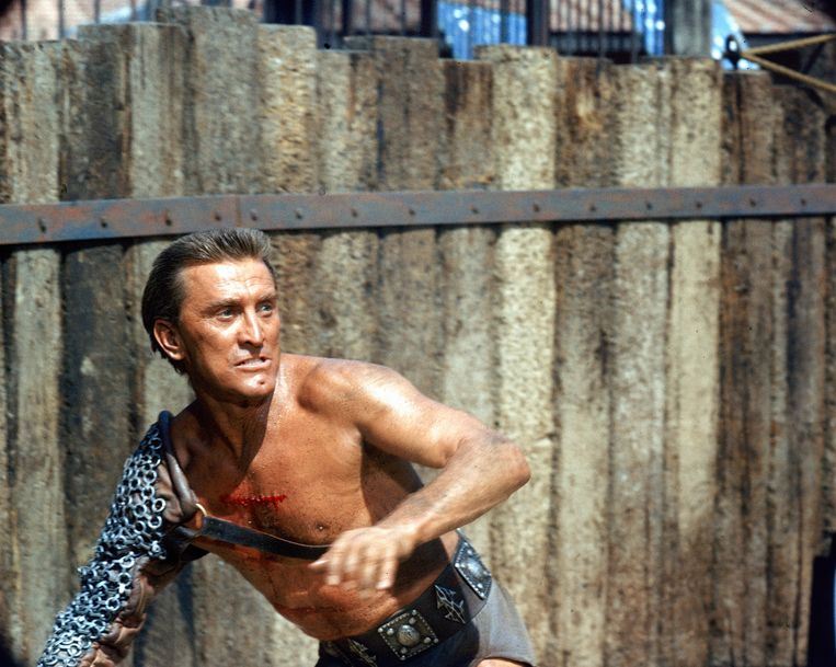 Kirk Douglas in 'Spartacus' Beeld The LIFE Picture Collection via