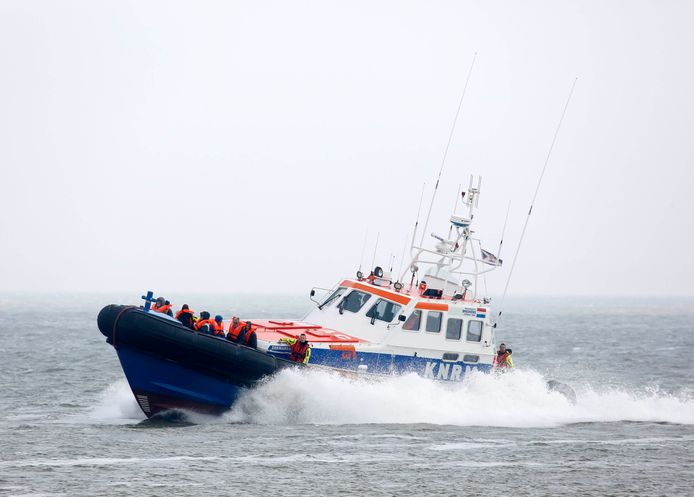 Reddingsboot de Zeemanshoop, het schip van het KNRM-station in Breskens.