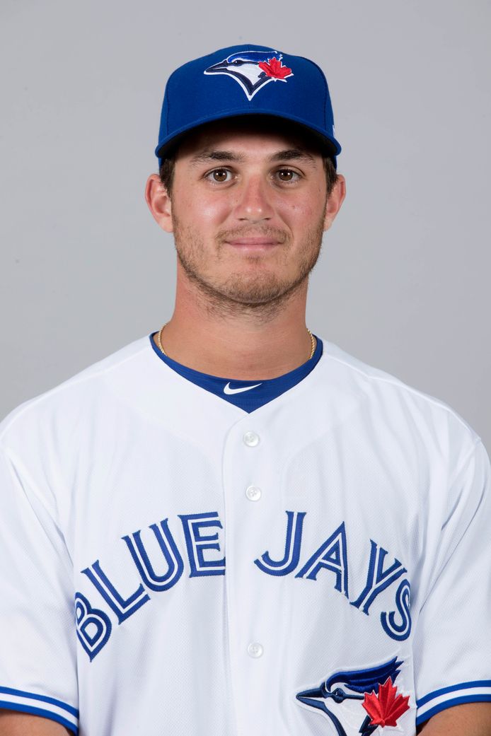 File-This is 2018, file photo shows Thomas Pannone of the Toronto Blue Jays baseball team. Pannone has been suspended for 80 games under Major League Baseball's drug program following a positive test for a performance-enhancing substance. The 23-year-old left-hander tested positive for Dehydrochlormethyltestosterone (DHCMT), the commissioner's office said Friday. DHCMT also is known as Turinabol, a drug used by East German athletes in the 1960s. Chris Colabello, then with the Blue Jays, tested positive for the same substance in 2016. (AP Photo/John Minchillo, File)