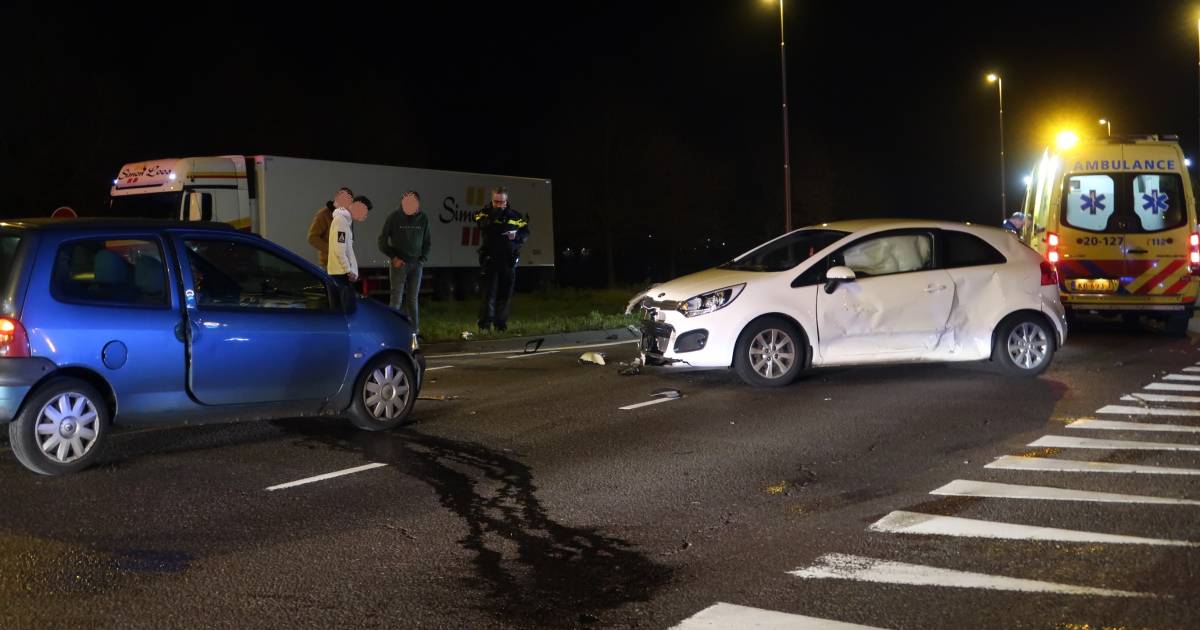 Ongeluk op A58 bij Gilze door kapotte remmen.