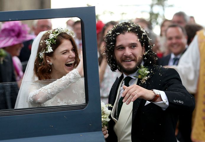 Kit en Rose na de ceremonie.