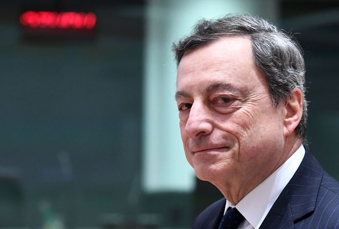 Mario Draghi, voorzitter van de ECB.