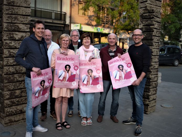 Braderie 65 voor de Unie der Handelaars, de eerste als voorzitter voor Roberto Dockers Ronse