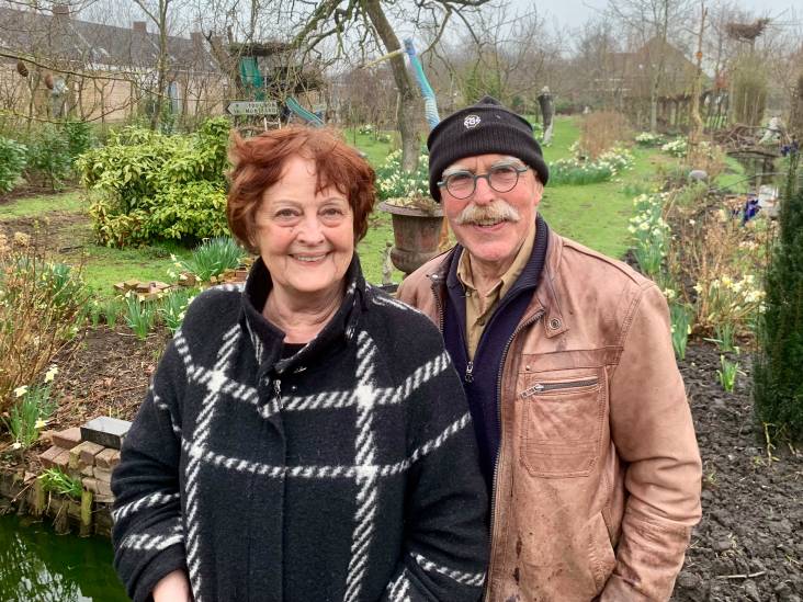Gastvrije Willy en Joop hebben een knots van een (ietwat verstopte) tuin aan de rand van Giessenburg