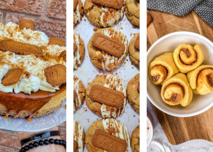 Sociale media barsten van de recepten met speculoos.