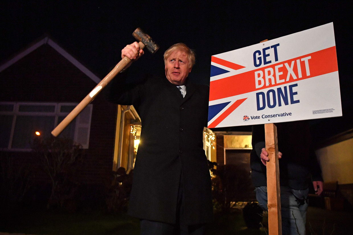 Get brexit done, maar hoe? That's the question voor Boris Johnson. 