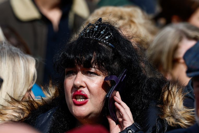 Britten kunnen tot maandag afscheid nemen van de Queen. Beeld Getty Images