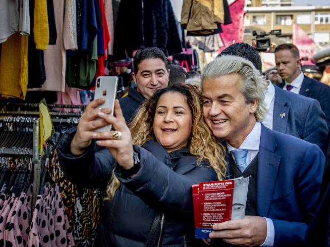 Wilders trapt campagne af op de Haagse Markt, ‘in hol van de leeuw’