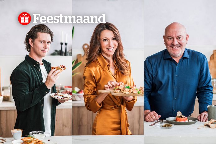 Ontdek hier de exclusieve HLN-feestmenu's van chefs Jelle Beeckman, Sandra Bekkari en Piet Huysentruyt.