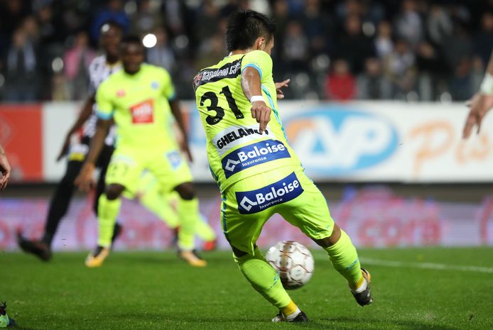 Kubo scoorde afgelopen weekend tegen Charleroi.