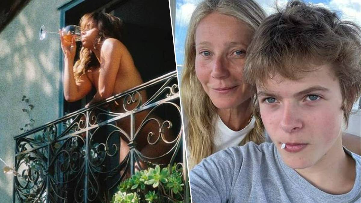 CELEB 24/7. Halle Berry drinkt naakt wijn en Gwyneth Paltrow poseert met  haar zoon | Celebrities | hln.be