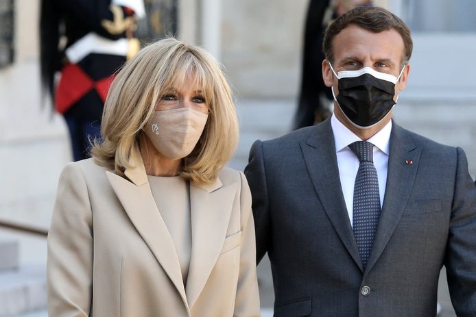 Brigitte et Emmanuel Macron