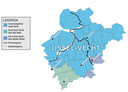 Het gebied dat de nieuwe concessie IJssel-Vecht omvat (blauw).