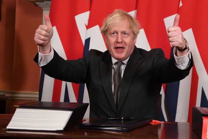 Brits premier Boris Johnson.