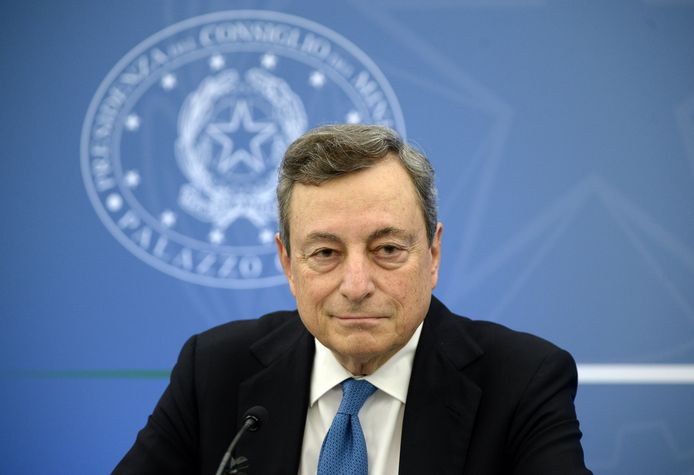 Italiaans premier Mario Draghi