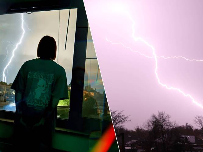 Onweer blijft beperkt tot klank- en lichtspel en zorgt niet voor schade