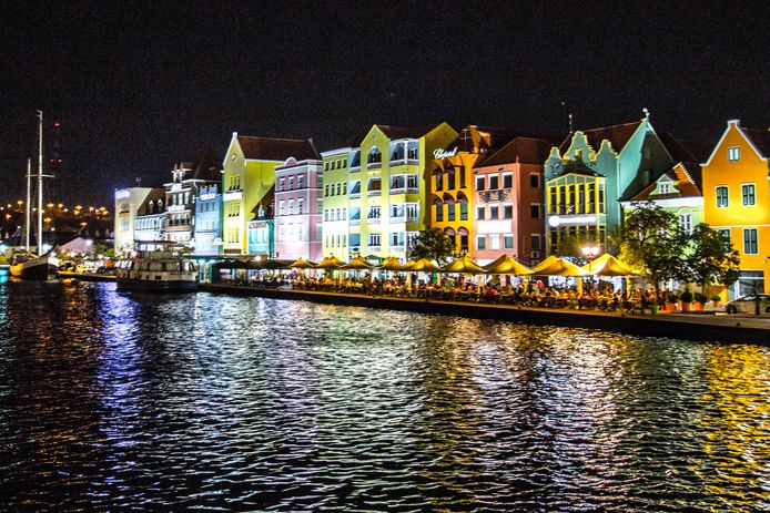 Willemstad op Curaçao.