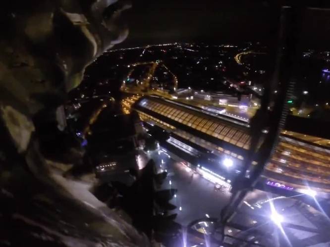 VIDEO: Zo beklommen Vlaamse 'rooftoppers' de Dom van Keulen