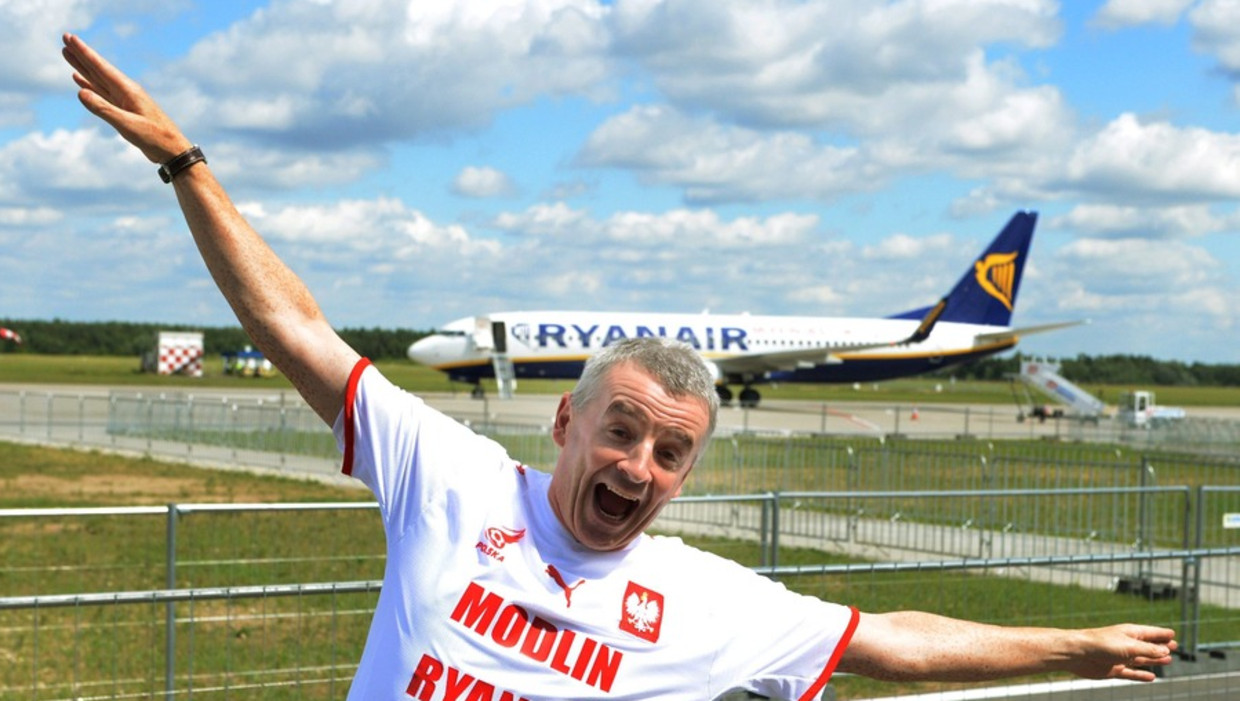 Ryanair-topman Michael O'Leary Beeld EPA