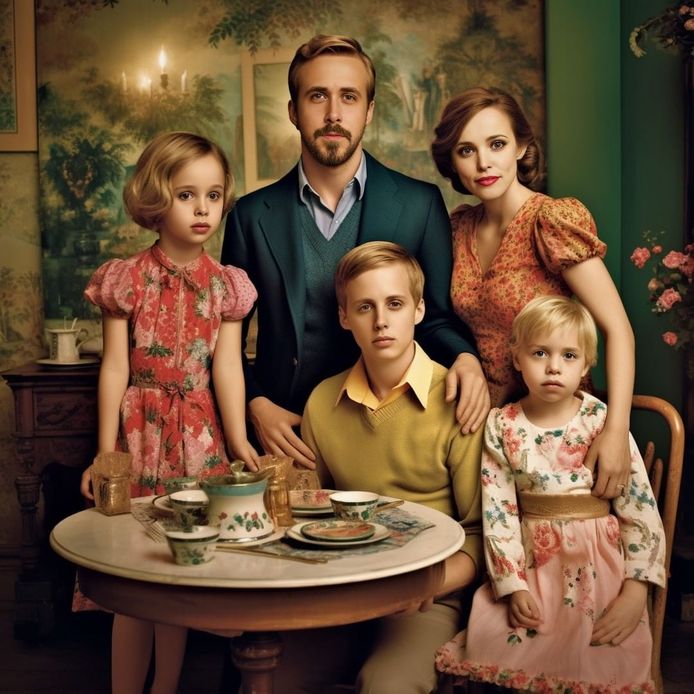 Ryan Gosling, Rachel McAdams, and their hypothetical AI children