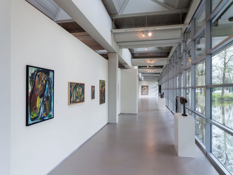 Kunst van de beweging Cobra en daarop geïnspireerd werk staat centraal in de exposities. Beeld Peter Tijhuis