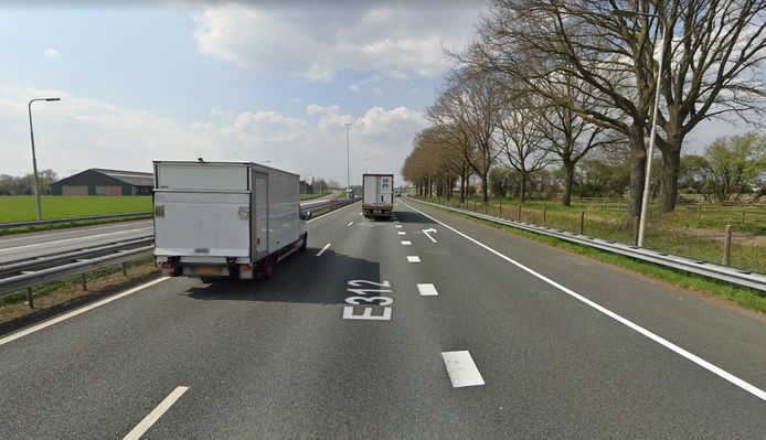 De A58 bij Moergestel