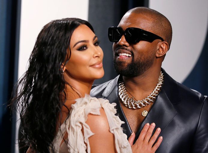 Kim Kardashian en Kanye West toen ze nog een koppel vormden