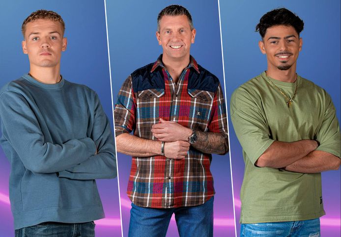 'Big Brother'-kandidaten Jason, Bart en Michelangelo zijn deze week genomineerd.