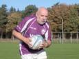 De 80-jarige Hans Slotboom is het oudste lid van Rugby Club Wageningen