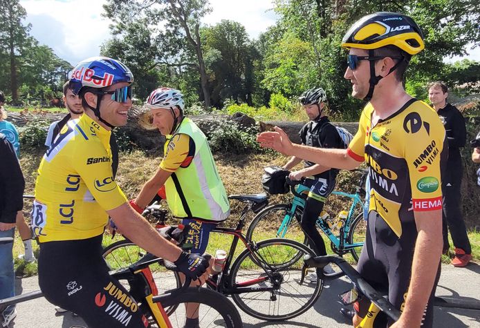 Van Aert en Benoot.