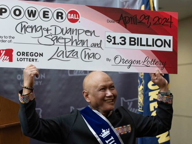 Terminaal zieke Cheng (46) wint Amerikaanse Powerball-jackpot van 1,3 miljard dollar 