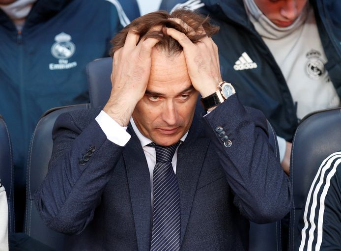 Julen Lopetegui bij Barcelona - Real Madrid (5-1), één dag voor zijn ontslag