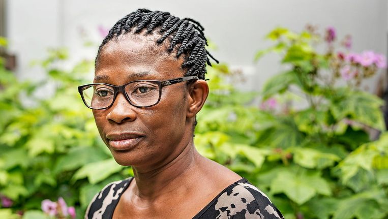 Esther Kiobel, nabestaande van de 'Ogoni 9'. Beeld Guus Dubbelman / de Volkskrant