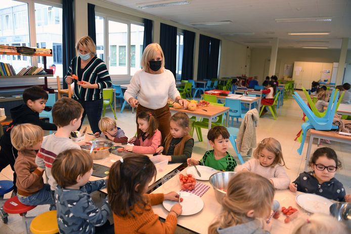 Kleuterschool Bijenkorf in Herent organiseert take-away.