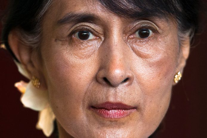 Aung San Suu Kyi, leader de l'opposition au Myanmar.