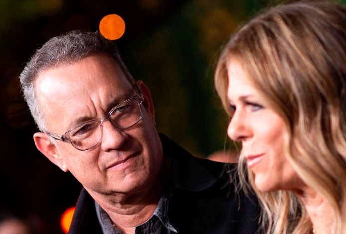 Tom Hanks en zijn vrouw Rita Wilson.
