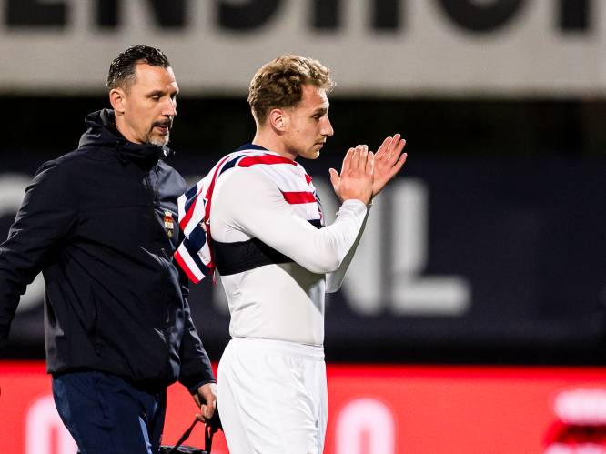Blessure van Willem II’er Verreth lijkt (wéér) mee te vallen, maar Jong FC Utrecht komt te vroeg
