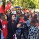 Honderden Turken demonstreren in Amsterdam